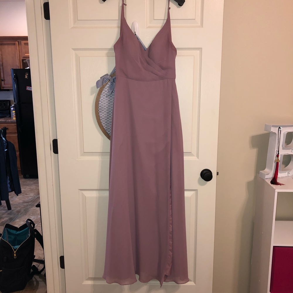 Dusty rose bridesmaid dress